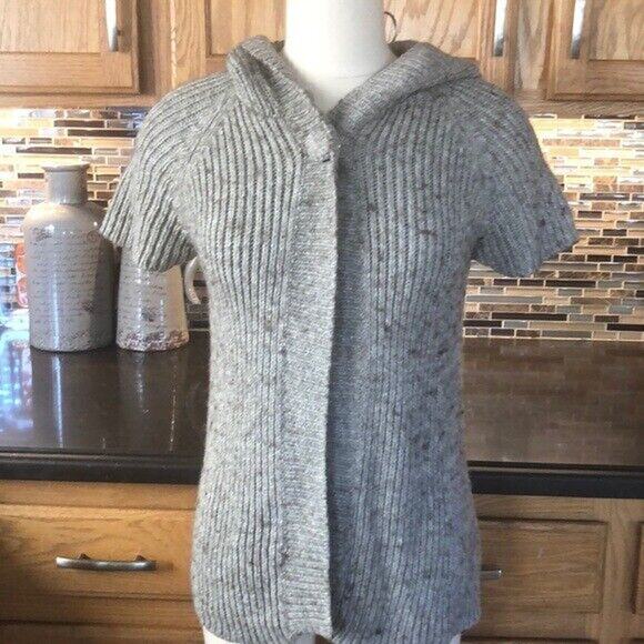 Mimi Maternity alpaca sweater jacket cardigan Maternity Mom Size M Medium - Picture 2 of 5